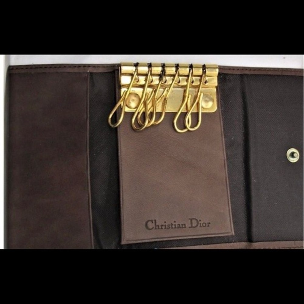 Christian Dior Leather Key Holder NWOT